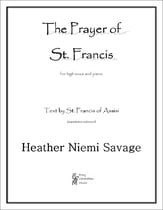 The Prayer of St. Francis for High Voice and Piano (Em) Vocal Solo & Collections sheet music cover